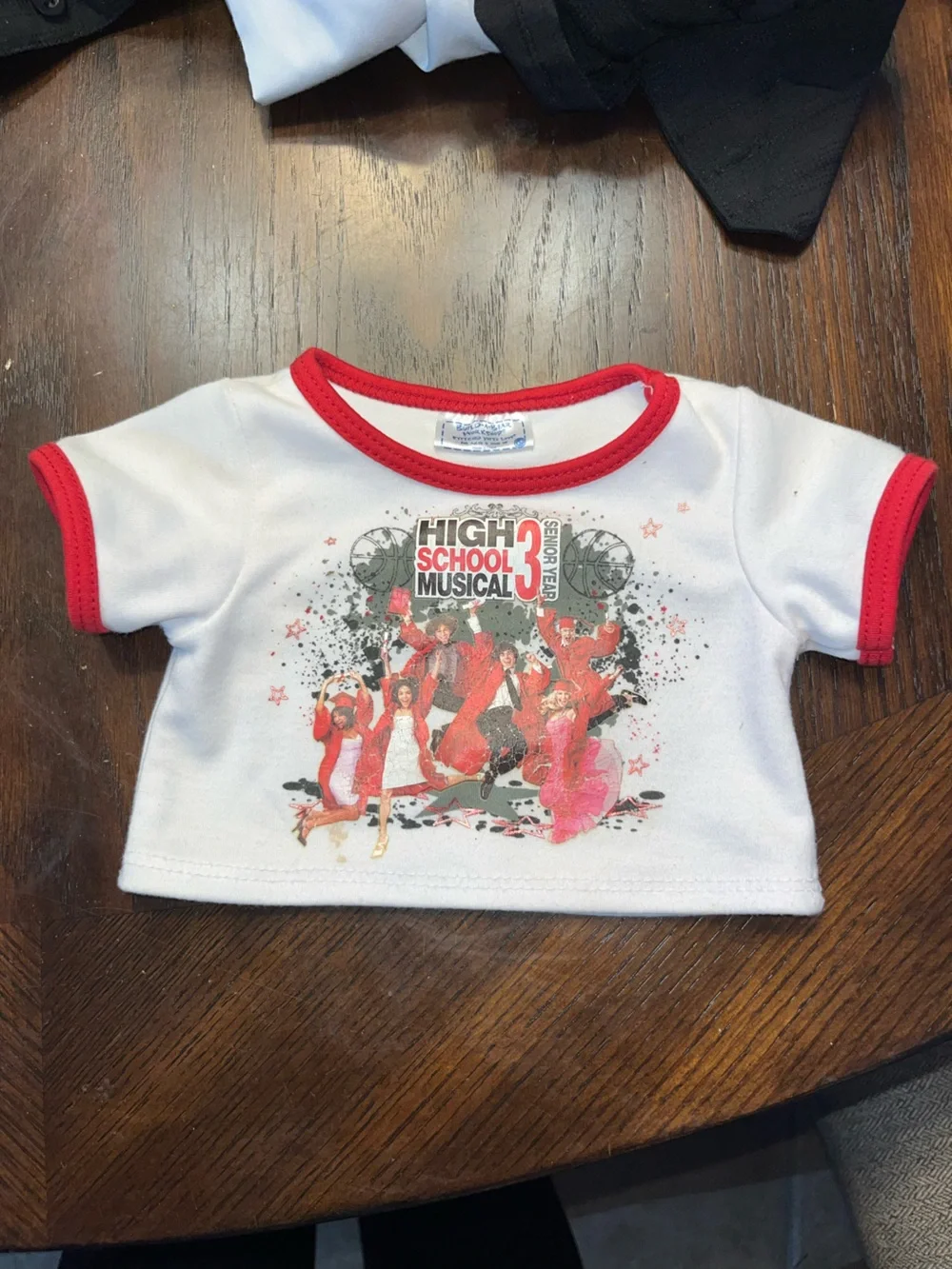 Vintage Build-A-Bear Workshop High School Musical 3 Senior Year Shirt RARE HTF